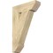 Ekena Millwork Traditional Slat Rough Sawn Bracket, Douglas Fir, 6"W x 22"D x 34"H BKT06X22X34TRA06RDF - alternate 1